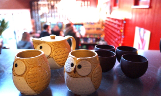 owl tea cups